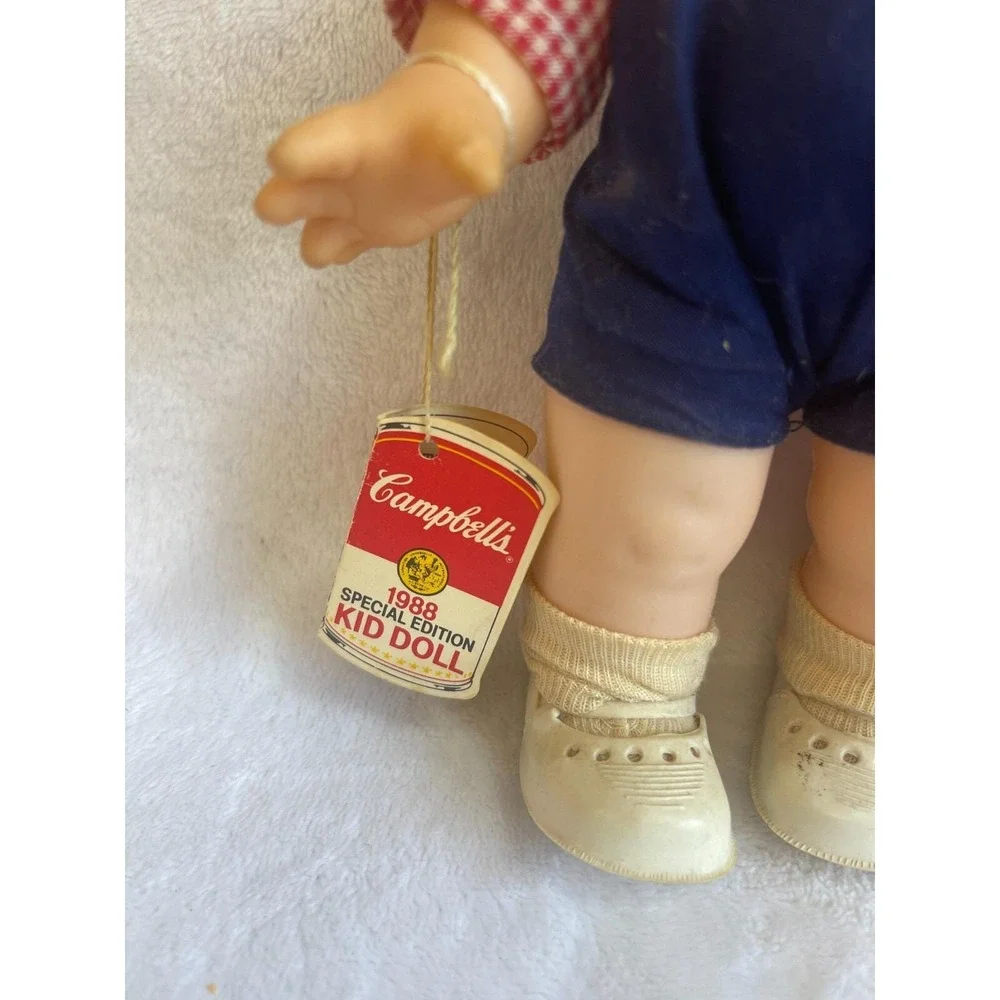 Vintage Campbell's‎ Soup Kids Dolls Boy & Girl Set Special Edition Vinyl 1988